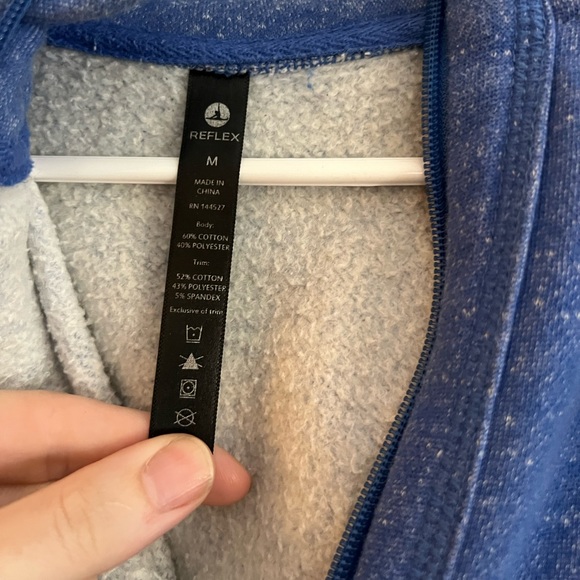 Womens Reflex zip up hoodie - Picture 2 of 3